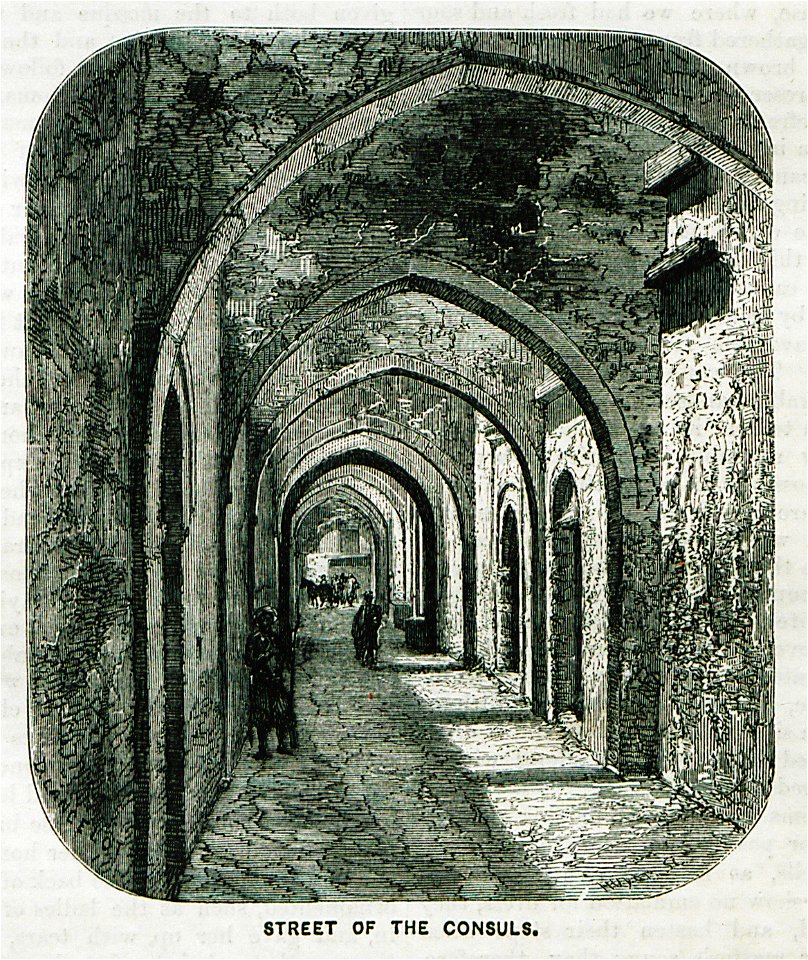Street of the Consuls - Ainsworth William Francis - 1870