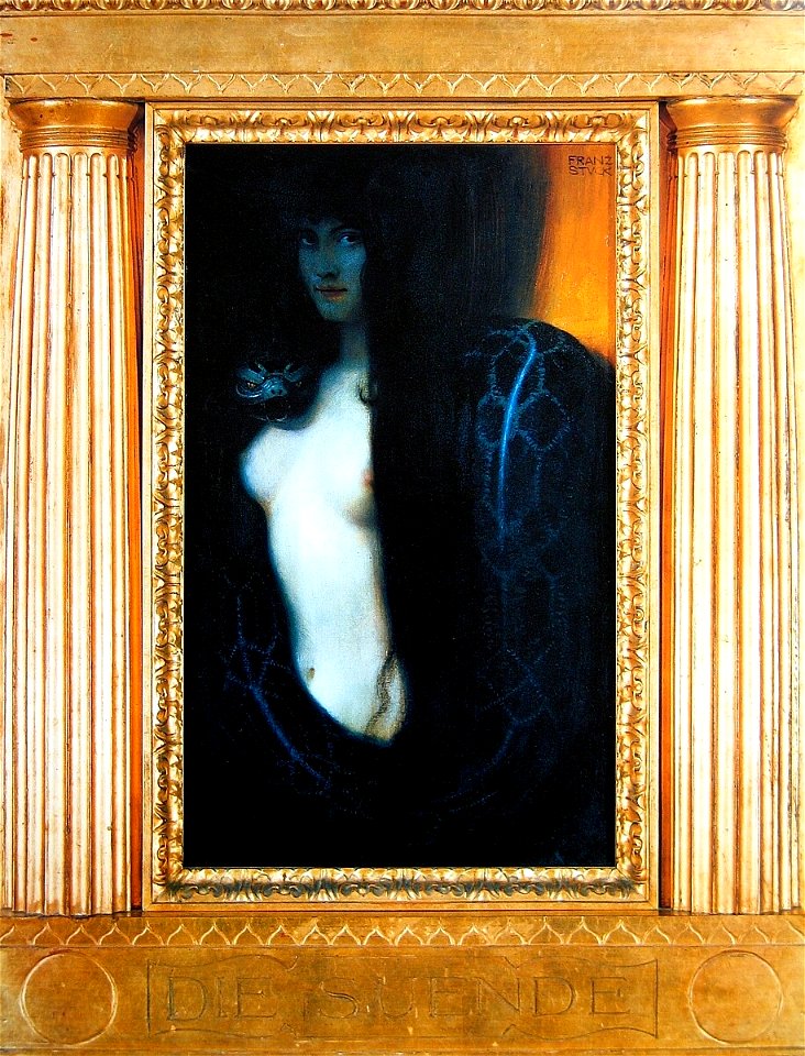 Franz von Stuck - Die Sünde 1893