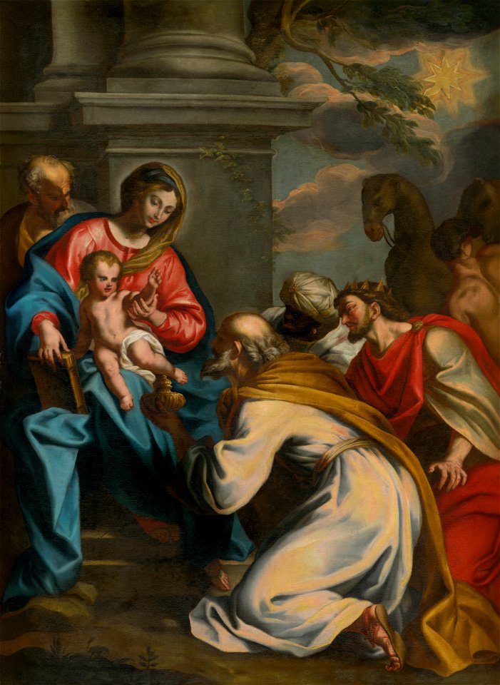 Stredoeurópsky maliar - Klaňanie kráľov - O 6834 - Slovak National Gallery