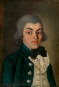 Stredoeurópsky maliar z konca 18. storočia - PORTRAIT OF GENTLEMAN WITH PLEATED JABOT - O 2133 - Slovak National Gallery