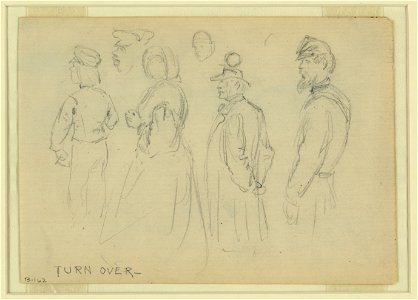 Studies of child, woman, gentleman, African American man & soldier LCCN2004660565