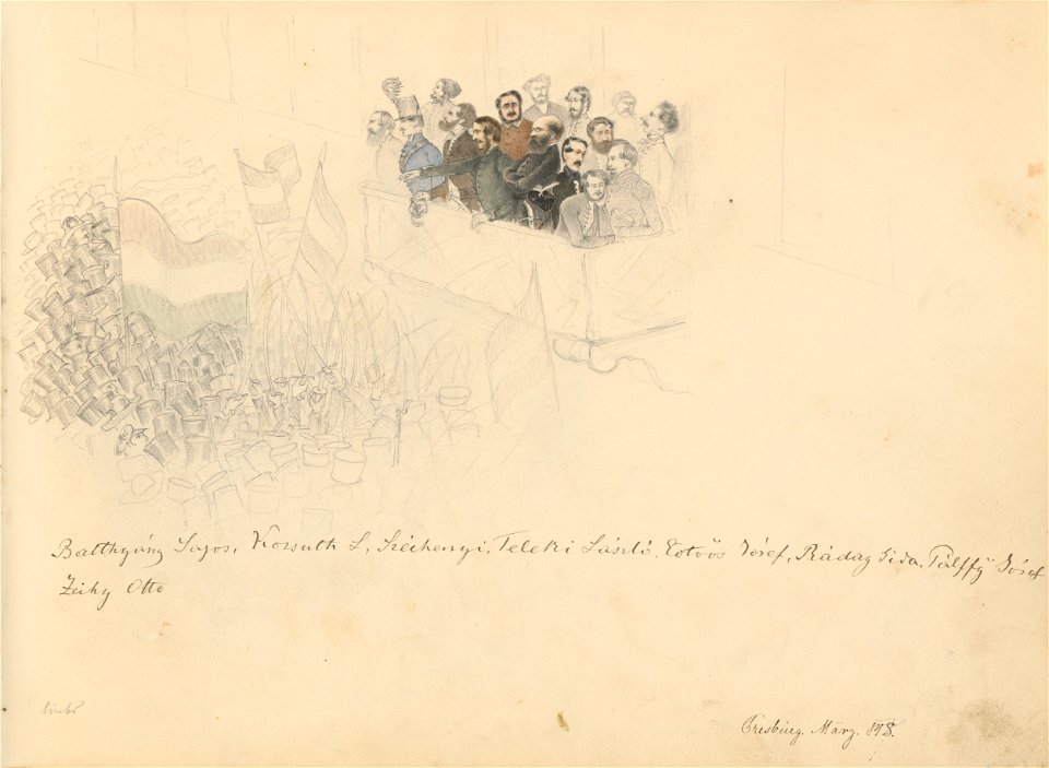 Stredoeurópsky maliar z 19. storočia - Album kresieb z 1847 - 1849 - K 6079-20 - Slovak National Gallery
