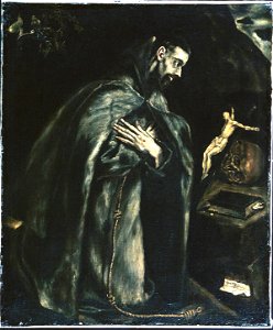 Studio of El Greco - Saint Francis of Assisi, y1952-40