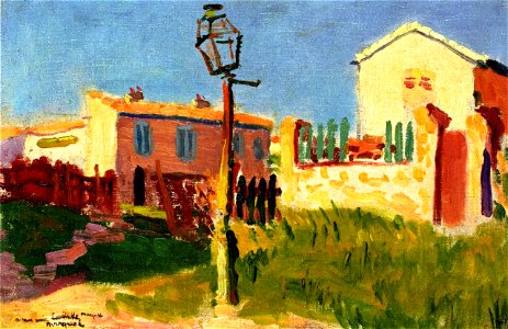 Street Lamp, Arcueil Albert Marquet (1899)
