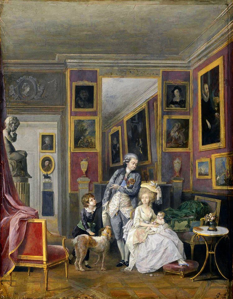 Stroganov with His Wife Yekaterina Petrovna and ChildrenFXD