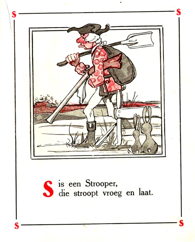 Strooper uit A dat is Aafje (1918) van Bas van der Veer
