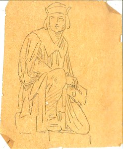 Study for a Draughtsman by Kunstwerkplaatsen Cuypers & Co. Cuypershuis 0682e