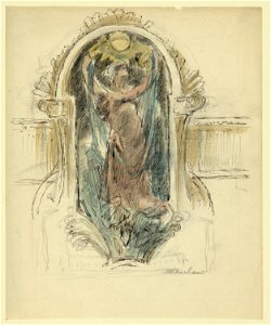 Study drawing for mural of woman, no. 2 LCCN2004662050