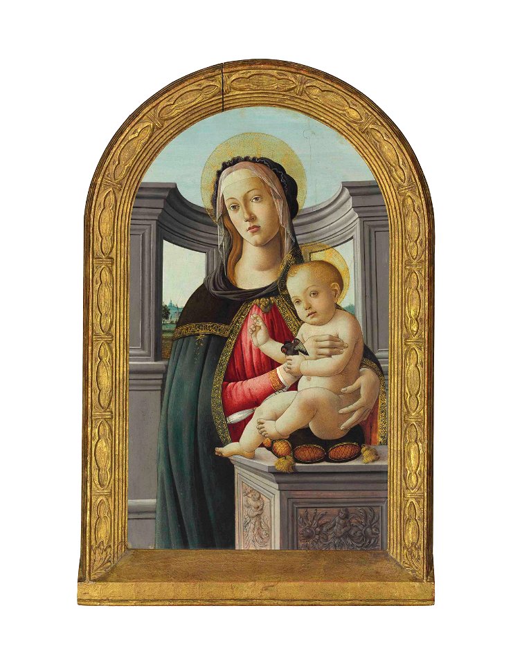Studio of Botticelli - The Madonna and Child with a goldfinch, 5766027