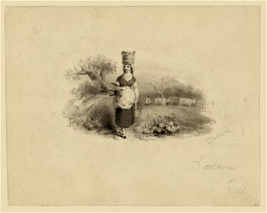 Study for bank-note vignette- Agriculture, Commerce-Navigation, and Industry as little boys LCCN2004661409