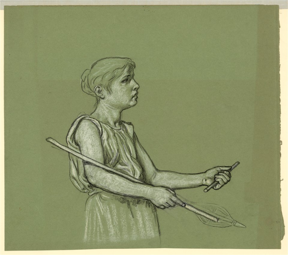 Study for Corrupt legislation - figure at left LCCN2004662142