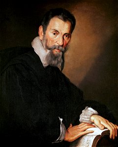 Bernardo Strozzi - Claudio Monteverdi (c.1630). Free illustration for personal and commercial use.