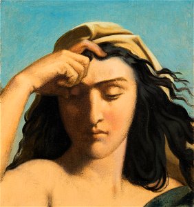 Study for the Libyan Sibyl. Free illustration for personal and commercial use.