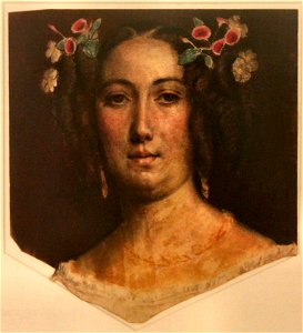 Study for the portrait of Anna Angélique Lemotheux (unknown date) - Guillaume Bodinier