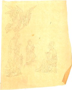 Study for a Religious Scene by Kunstwerkplaatsen Cuypers & Co. Cuypershuis 0682x