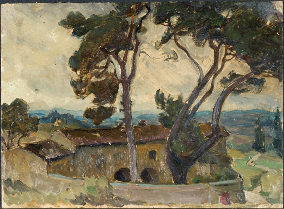 Study from Spoleto, Italy (Anna Boberg) - Nationalmuseum - 20538