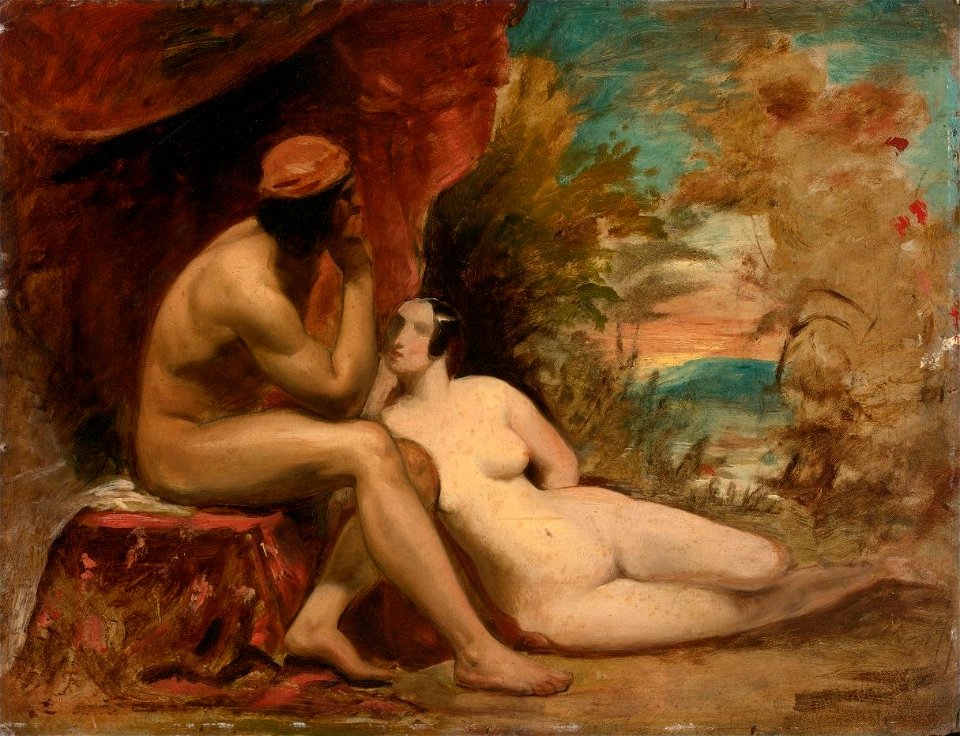 Study for 'A Family of the Forests' by William Etty