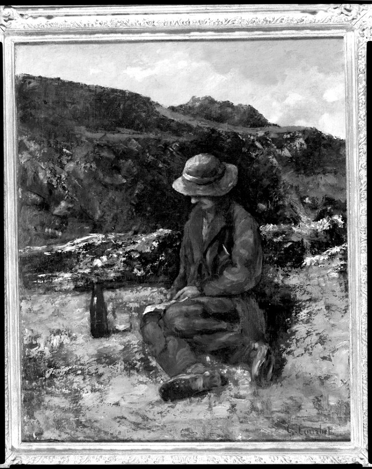 Studio of Gustave Courbet - A Stone Cutter, c. 1875-1876
