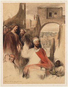 Studie voor de Ecce Homo te Jeruzalem, objectnr A 16074