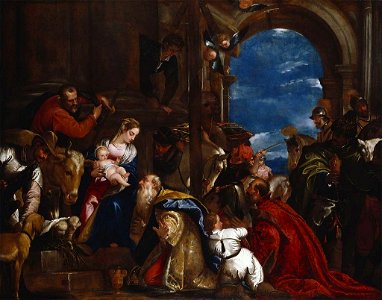 Studio of Paolo Veronese (1528-88) - The Adoration of the Kings - RCIN 406767 - Royal Collection
