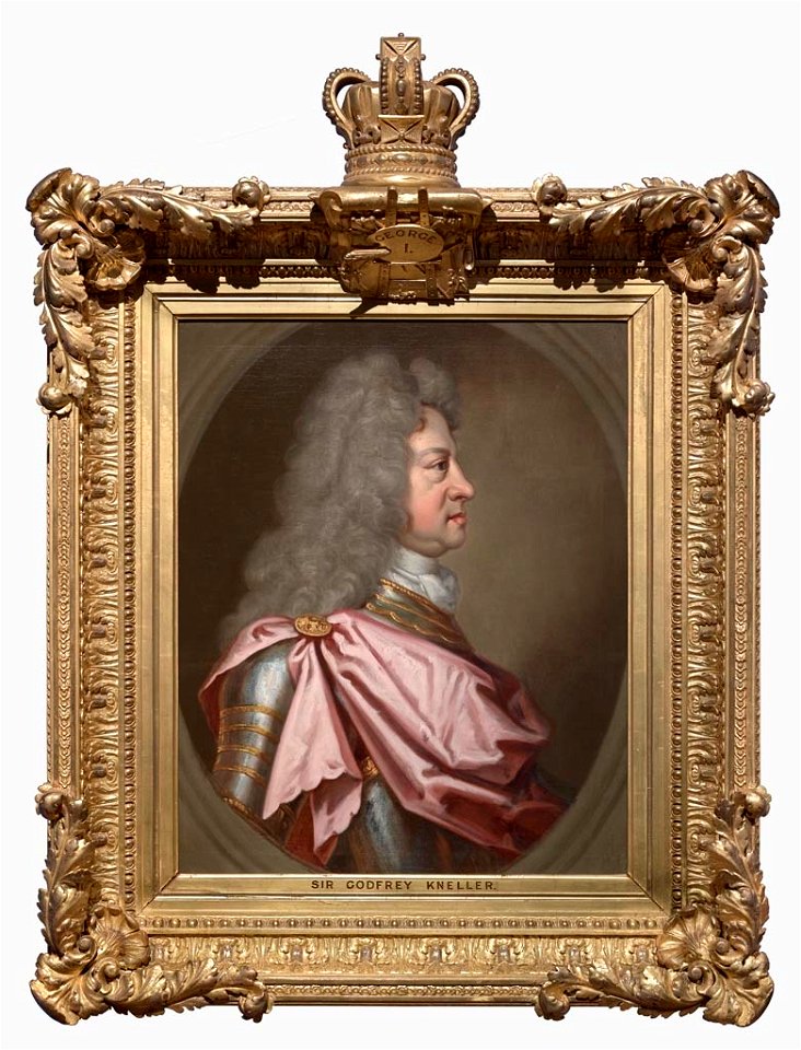 Studio of Sir Godfrey Kneller (1646-1723) - George I, King of Great Britain and Ireland, Elector of Hanover (1660–1727) - RCIN 403401 - Royal Collection