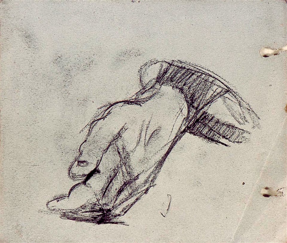 Study of a Hand by Theo van Doesburg Centraal Museum AB4393