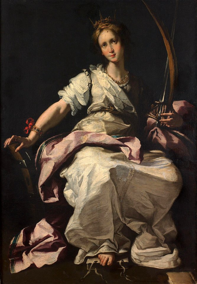 Bernardo Strozzi - St. Catherine of Alexandria (LACMA)