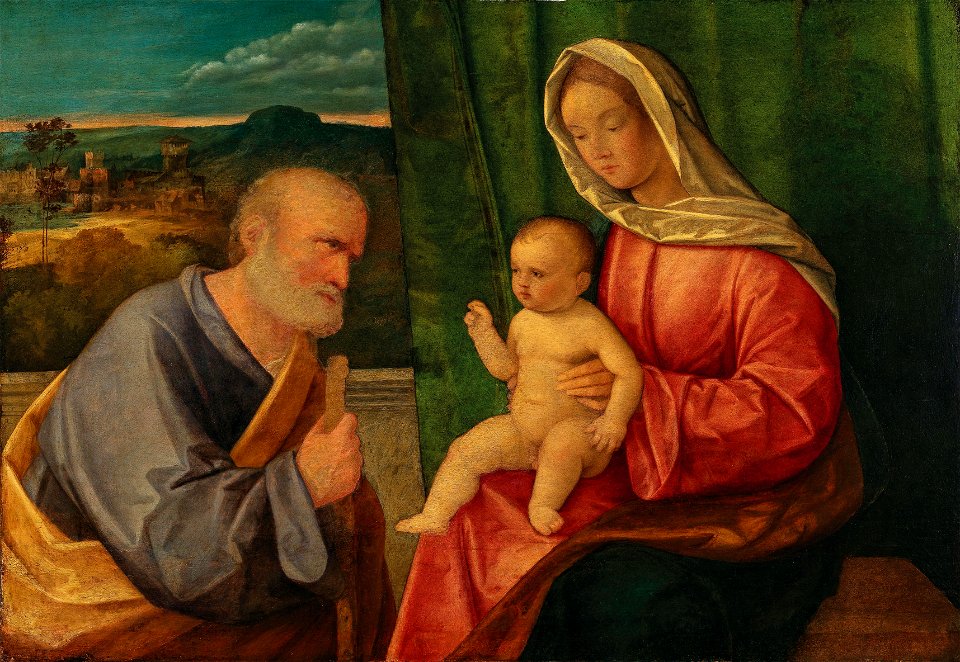 Studio of Giovanni Bellini - The Holy Family