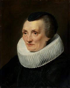 Studio of Sir Anthony van Dyck - PORTRAIT OF GEERTRUIDE DE JODE, WIFE OF JAN DE WAEL