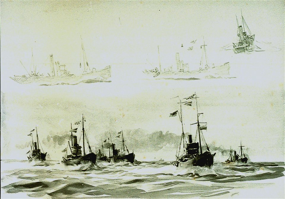 Studies of minesweeping trawlers RMG PV3482