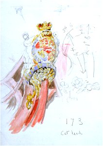 Study of the figurehead of HMS 'Victory' RMG PV3262