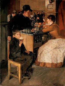 Halfdan Strøm - From the Restaurant in the Labour Society in Torvgaten - NG.M.00569 - National Museum of Art, Architecture and Design