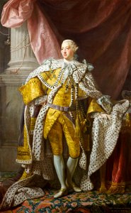 Studio of Allan Ramsay (1713-84) - George III (1738-1820) - RCIN 404837 - Royal Collection. Free illustration for personal and commercial use.