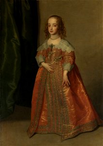 Studio of Anthony van Dyck (1599-1641) - Mary, Princess Royal and Princess of Orange (1631-60) - RCIN 404450 - Royal Collection