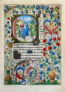 Stundenbuch der Maria von Burgund Wien cod. 1857 Flucht nach Aegypten