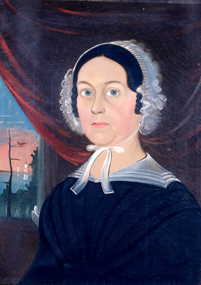 Sturtevant J. Hamblin - Lady with Black Hair - 1980.430 - Museum of Fine Arts