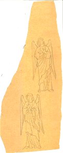 Study for two Angels by Kunstwerkplaatsen Cuypers & Co. Cuypershuis 0682g