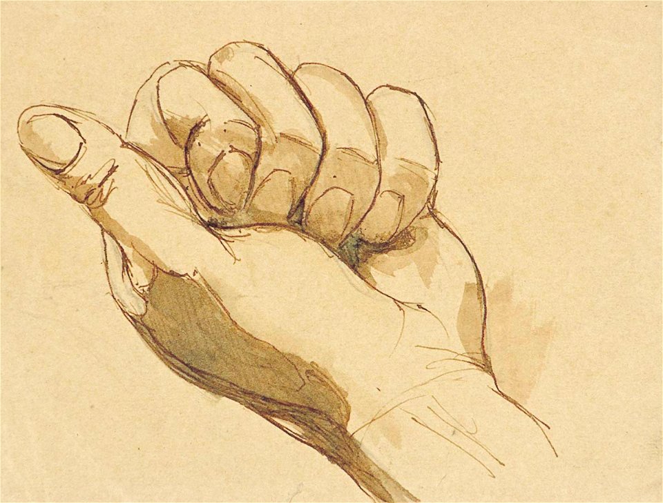 Study of a Fist by Theo van Doesburg Centraal Museum AB5418