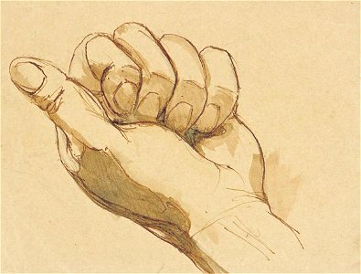 Study of a Fist by Theo van Doesburg Centraal Museum AB5418