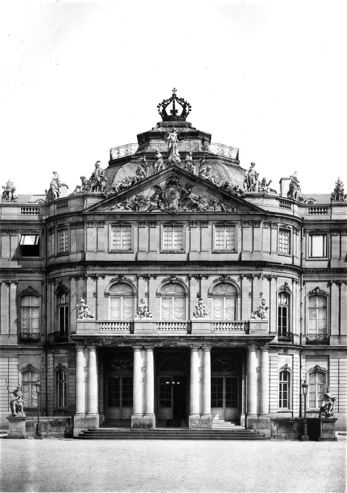 Stuttgart, Neues Schloss, Corps de logis, 1889