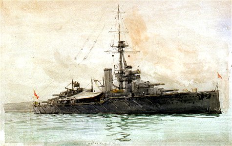 Study of an 'Orion'-class battleship RMG PW1821