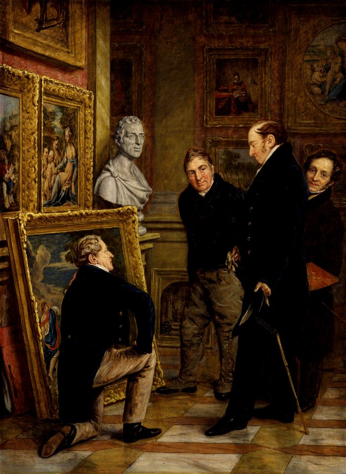 Study for 'Patrons and Lovers of Art by Pieter Christoffel Wonder (2)