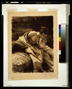 Study of a young man, seated LCCN2003663019