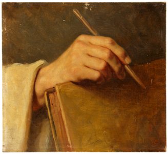 Study of a Hand (Amalia Lindegren) - Nationalmuseum - 211275. Free illustration for personal and commercial use.