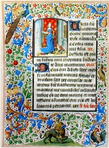 Stundenbuch der Maria von Burgund Wien cod. 1857 Heilige Katharina