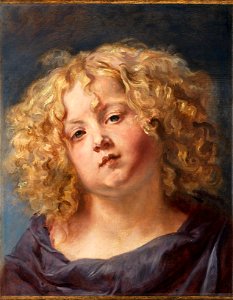 Study of a Boy's Head (Thomas Willeboirts Bosschaert) - Nationalmuseum - 177418