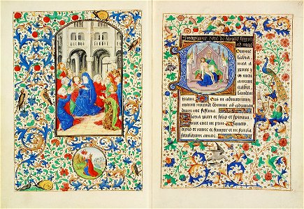 Stundenbuch der Maria von Burgund Wien cod. 1857 50v-51r