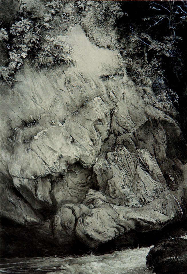 Study of Gneiss Rock Glenfinlass