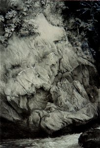 Study of Gneiss Rock Glenfinlass