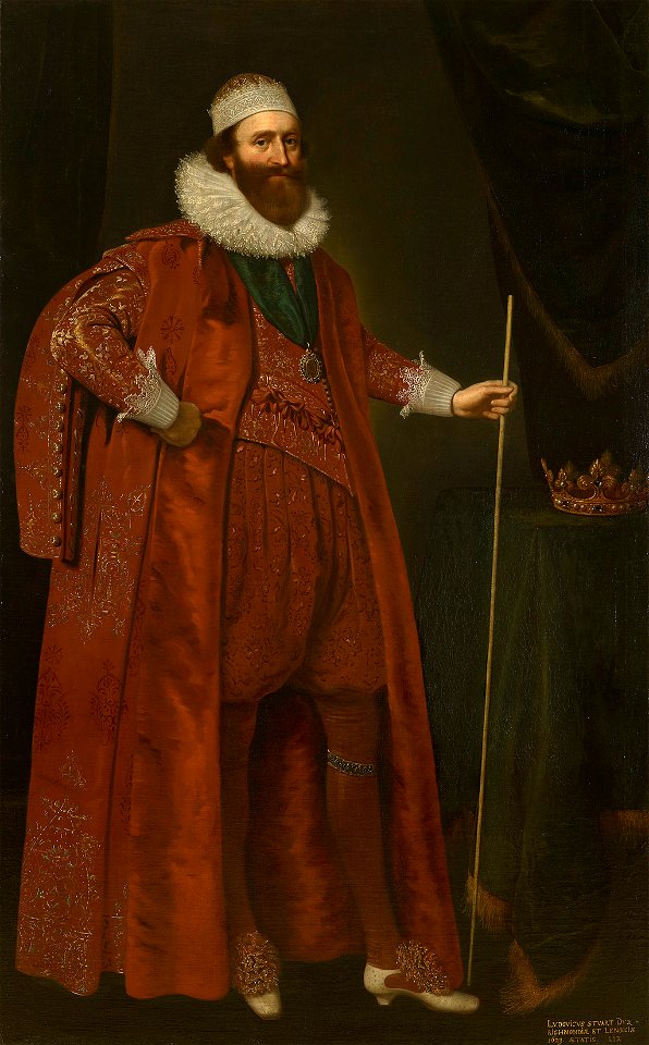 Studio of Daniel Mytens (c. 1590-1647) - Ludovick Stuart, 2nd Duke of Lennox and Duke of Richmond (1574-1624) - RCIN 405664 - Royal Collection